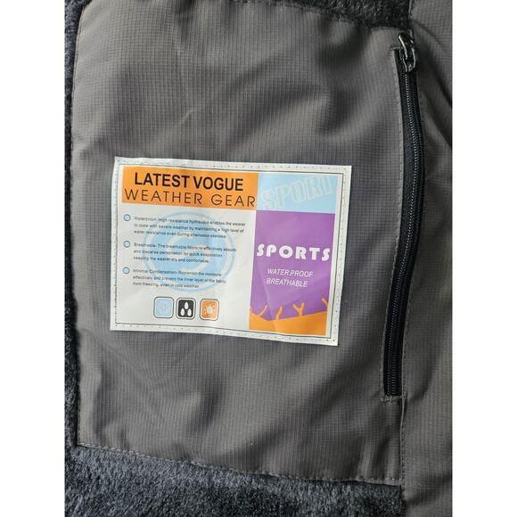 Calvin Klein Latest Vogue Weather Gear Winter Ski Jacket Women's Medium Gray - Picture 4 of 6